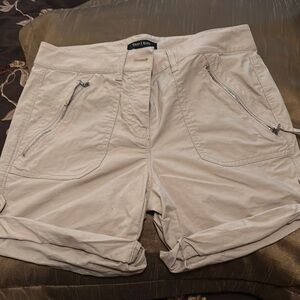 White House Black Market Tan Cargo Shorts Stylish Comfort